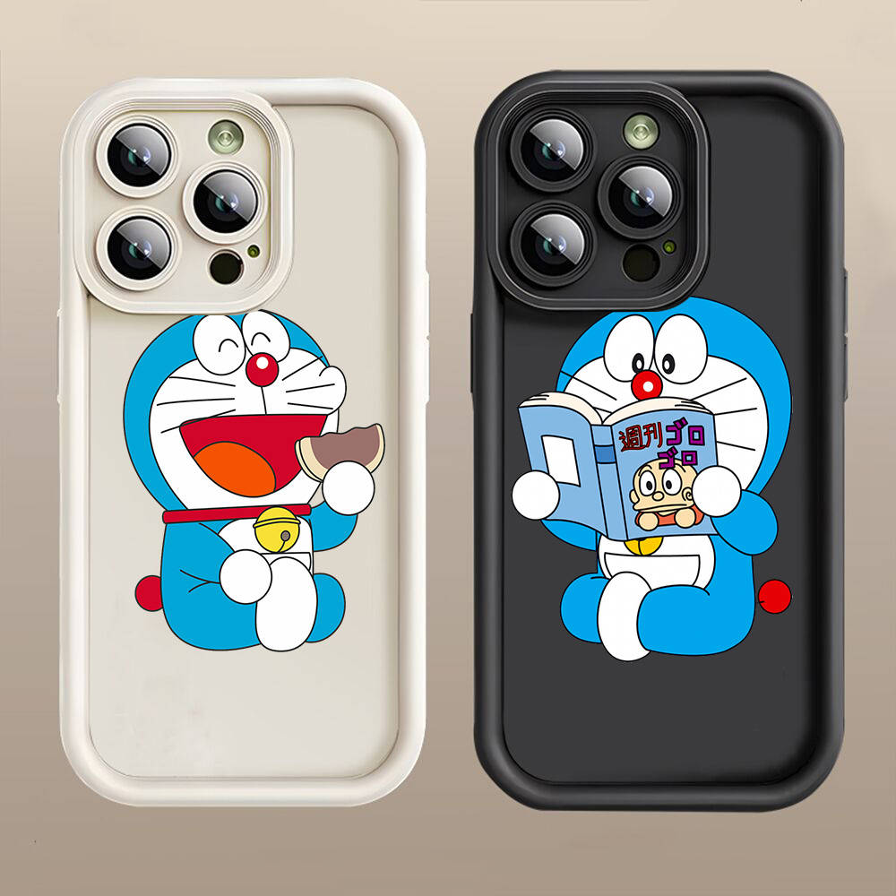 D-14 Doraemon  Case for iPhone 15 14 13 12 8 Plus Samsung S24 S23 Ultra A04S A05S Huawei P40 P50 P60 Nova 11 Pro Max OPPO A17K Reno 10