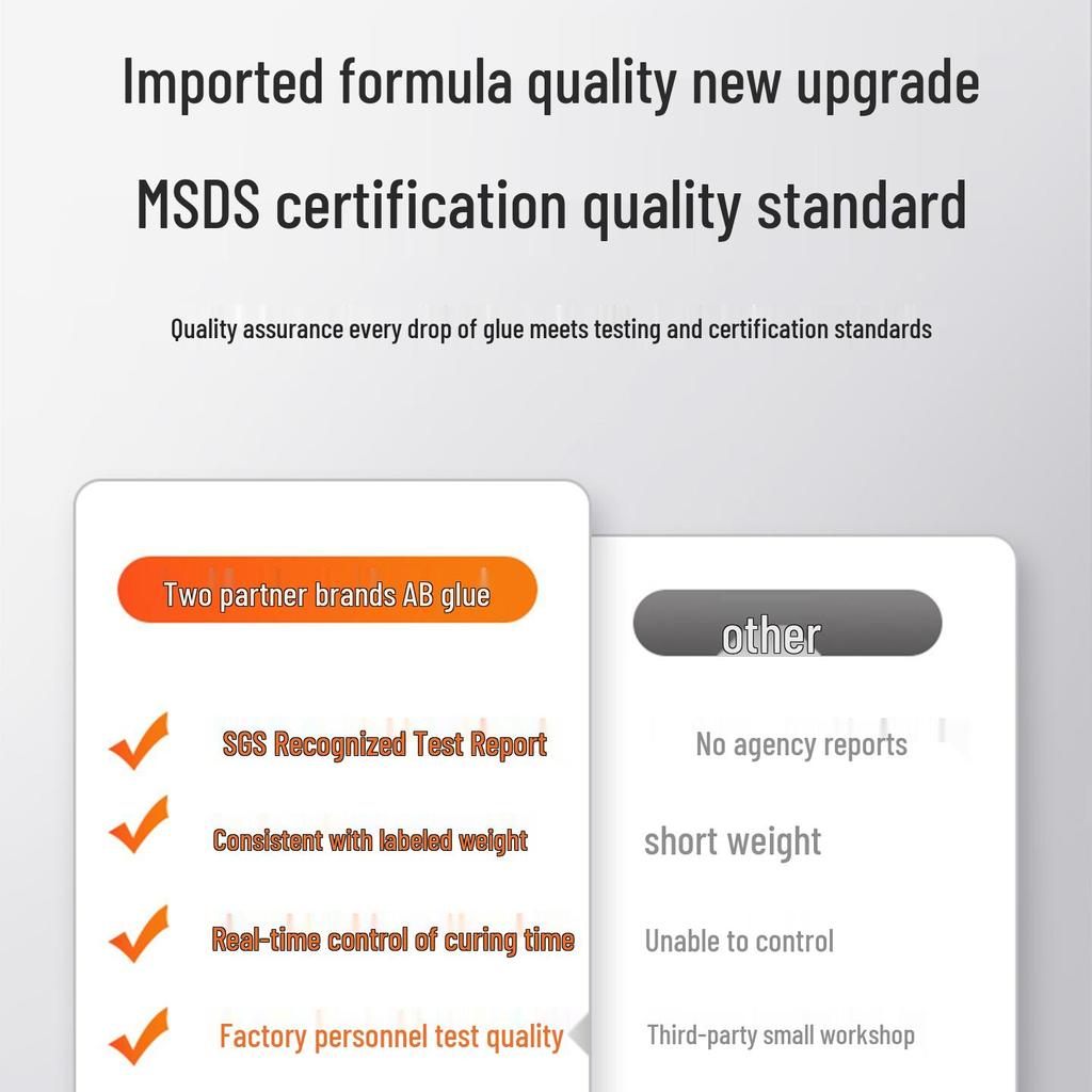 AB Sekundenkleber: Schnelltrocknendes Harz für Metall, Kunststoff, Holz, Keramik und mehr