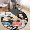 Anime Tokyo Revengers Kulatý koberec kreslený prostor Koberec do obývacího pokoje Kuchyně Jídelna Dětské koberce Podložka na jógu