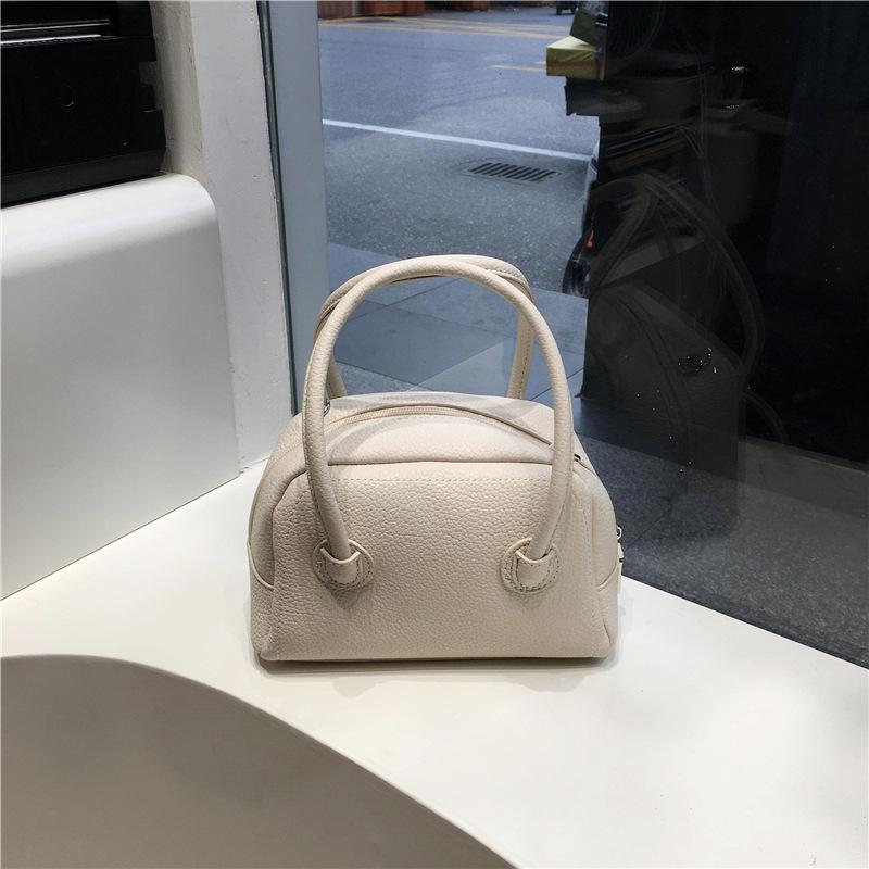 Korean spring and summer niche design portable bowling bag new Boston bag shoulder messenger bag