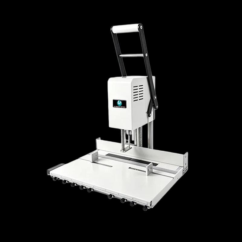 U-DYB500 Manual Electric Assist Single Hole Punch and Binding Machine CN plug (adapter included)