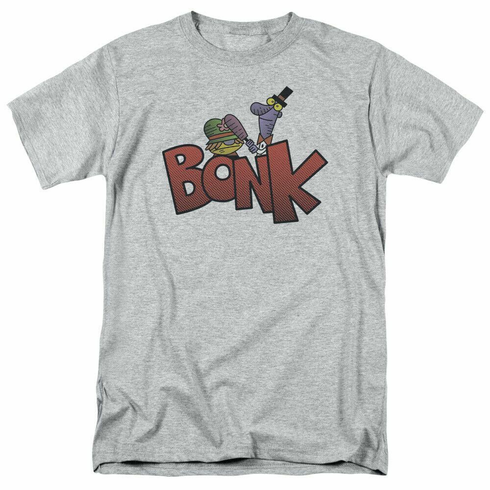 26 Dexter s Laboratory Bonk T Shirt Mens Licensed Cartoon Merchandise Gray Unisex T-Shirt XXXL
