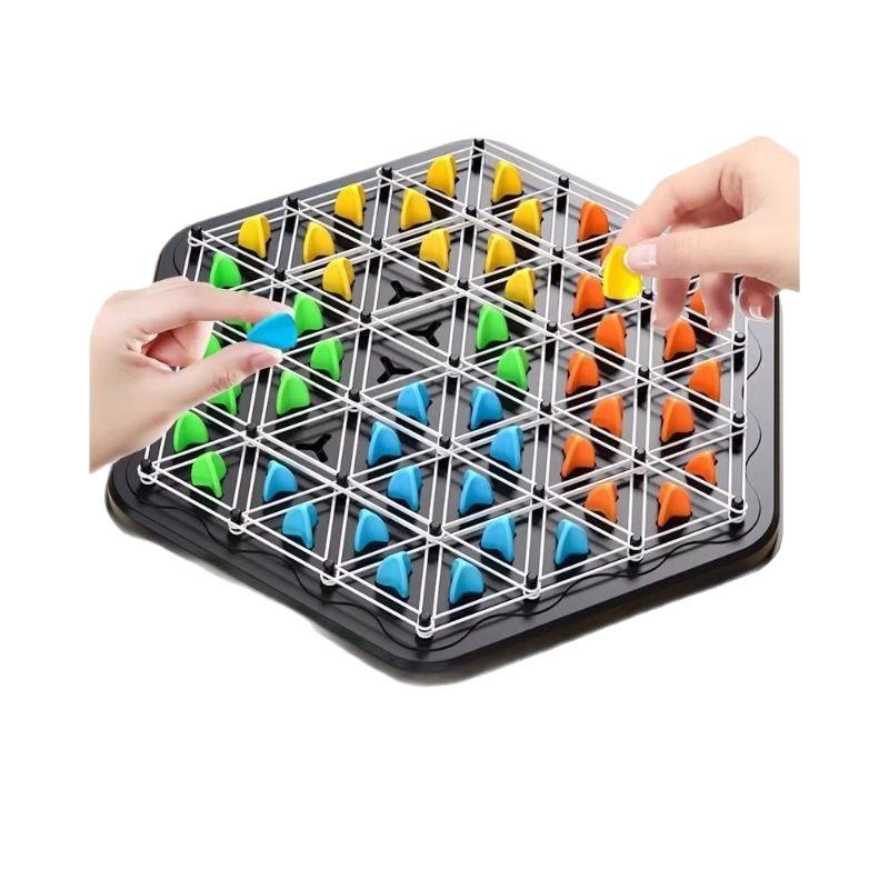 Geometric Chess Puzzle Triangle Game – Family Interaction & Mind Exercise Toy