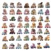 50 Cartoon Travel Car Stickers Personalized Decorative Guitar Notebook Suitcase DIY Waterproof Stickers