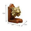 Decorative Bookends Book Stopper Non Skid Bookrack Home Decor Resin Ends Support for