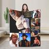Chuck norris Poster Blankets Quality Warm Soft  Bedding Throws Autumn Picnic Couch Bed Trend Bedspread