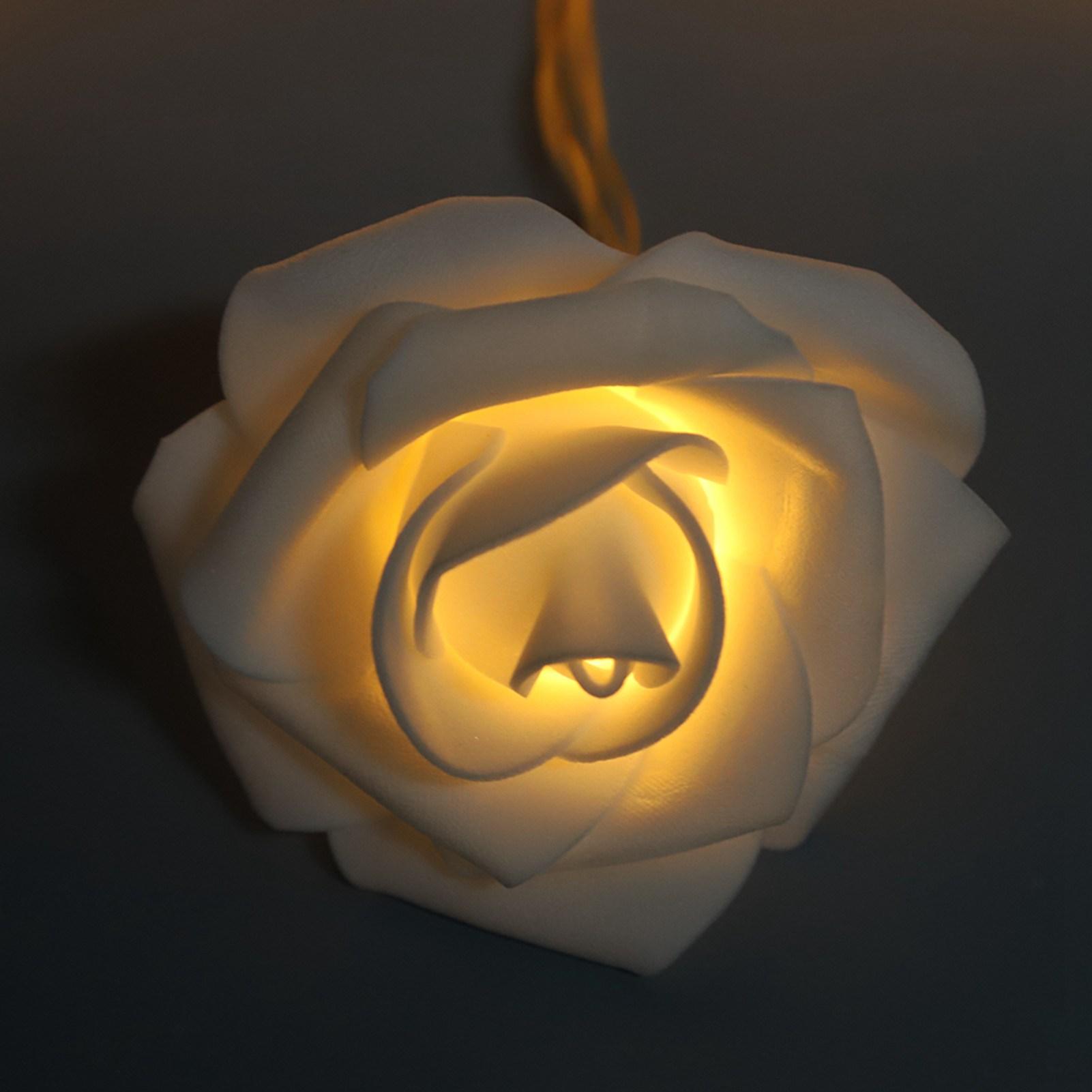 

3 метра 20 светодиодов USB искусственные цветы гирлянды розовые гирлянды для свадьбы в День святого Валентина