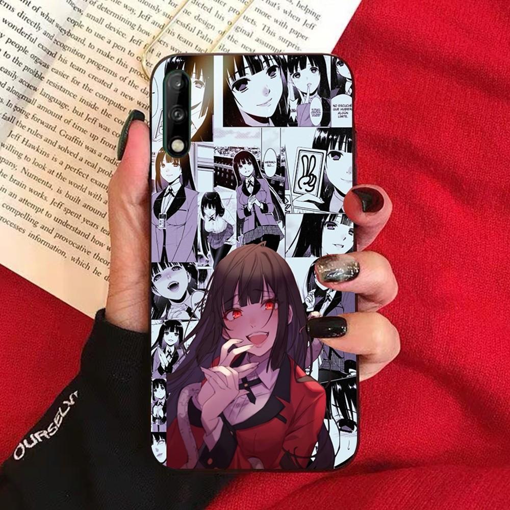 Japanese Anime Kakegurui Jabami Yumeko Phone Case For Huawei Honor 10 lite 9 20 7A 9X 30 50 60 70 pro plus Soft Silicone Cover