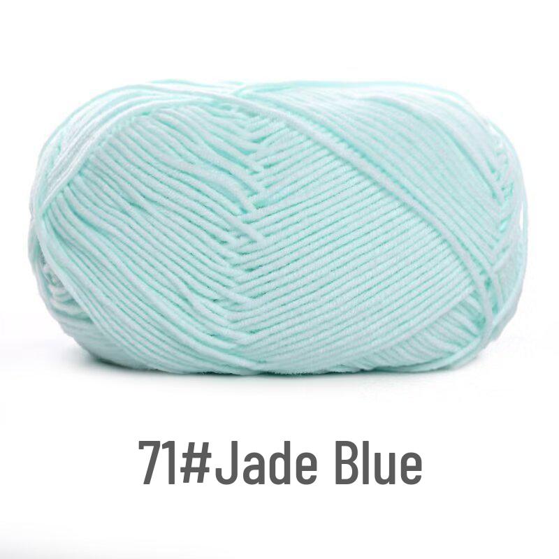 Su He 4-Strand Milk Cotton Combed Yarn for Hand-Knitting Baby Sweaters