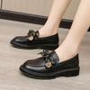 Loafers 2025 New Spring High-end Soft-soled Small Leather Shoes Small Fragrant Flat Shoes Single Shoes