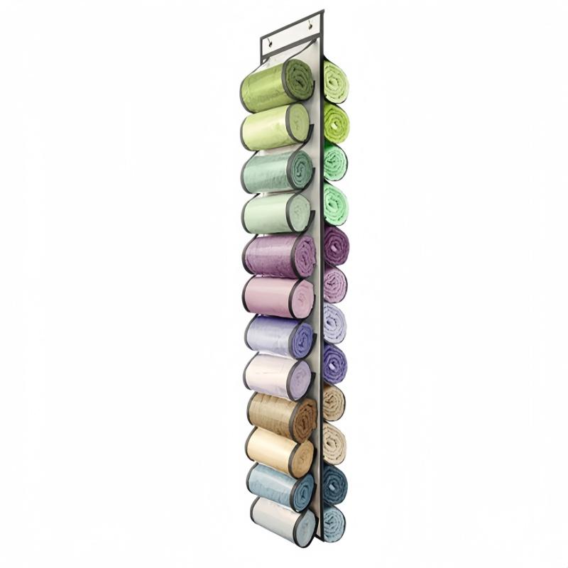 

Hanging Wardrobe Storage Rack, Yoga Pants, Jeans, Scarves, T-shirts and Shirts Storage Rack, 24 Compartments белый
