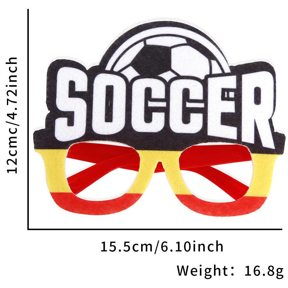 Football glasses, football league, bar clubs, party decorations, props, World Cup fan supplies