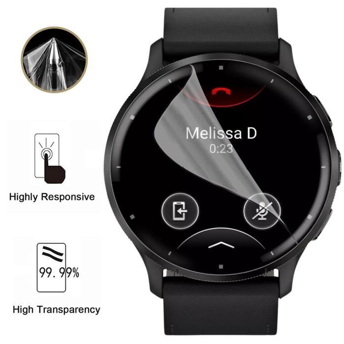 Protector ecran pentru Garmin Venu 3 - 45mm [Pachet 6] Folie de protecție din plastic rezistentă ultra subțire Phonillico