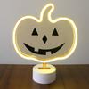 Halloween Neon Pumpkin Night Light Decorative Lamp for Holiday Party Decor Gift