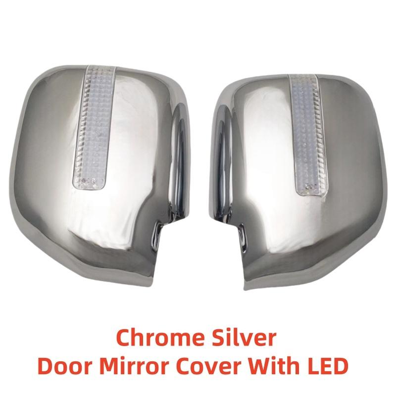 For Toyota Spacia 1998 19999 2000 2001 Car ABS Chrome Accessories Plated Door Rearview Mirror Cover With LED Paste style