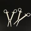 1Pc Disposable Sterile Slotted Round Navel Forceps Clamp Triangle Open Plier Ear Nose Piercing Tools Tattoo Piercing Supply