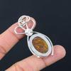 925 Sterling Silver Seam Agate Stone Anniversary Engagement Wife Pendant Jewelry