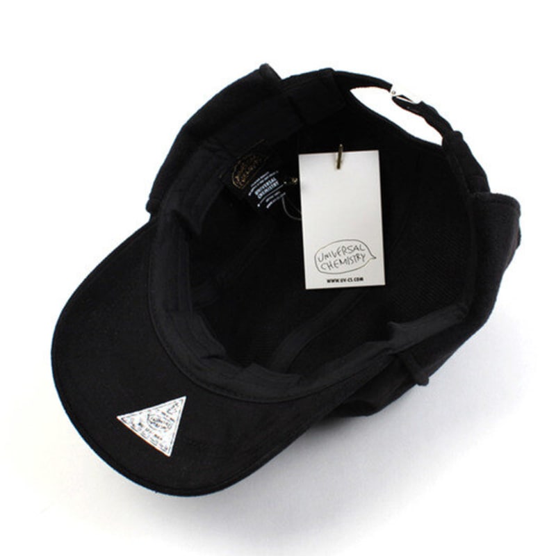 Universell kemi Svart Öronlapp Keps
