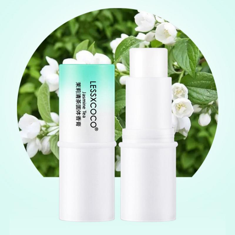 Stałe perfumy Biała brzoskwinia Oolong Jaśmin Cedr Lekki zapach Damskie kompaktowe przenośne perfumy