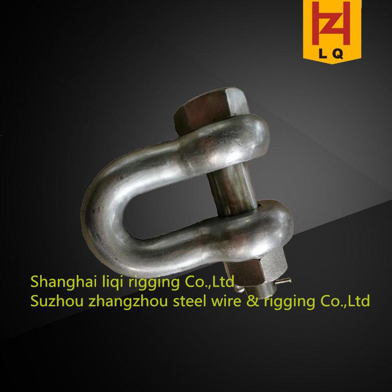 Zhang Zhou Marine Shackle DX-M-5T, 304 Stainless Steel Forged Wire Rope Shackle