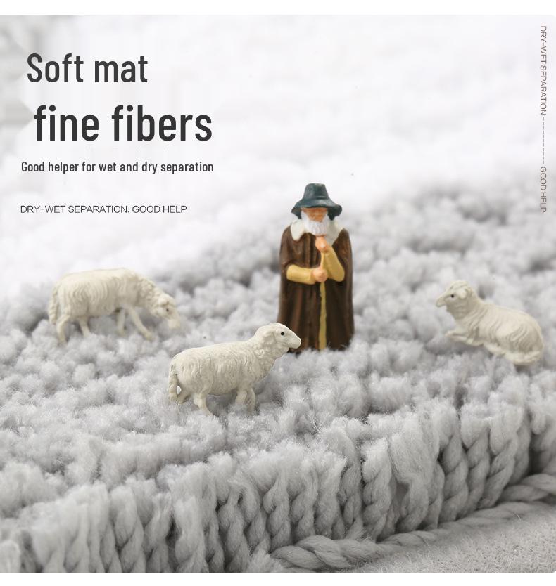 Thickened Absorbent Anti-Slip Bathroom Floor Mat