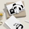 Cute Panda Design Notebook Size 148mm x 214mm Cute PU Leather Buckle Notebook Student Diary Notebook Cover Writing Utensils Pencil Stationery Girls