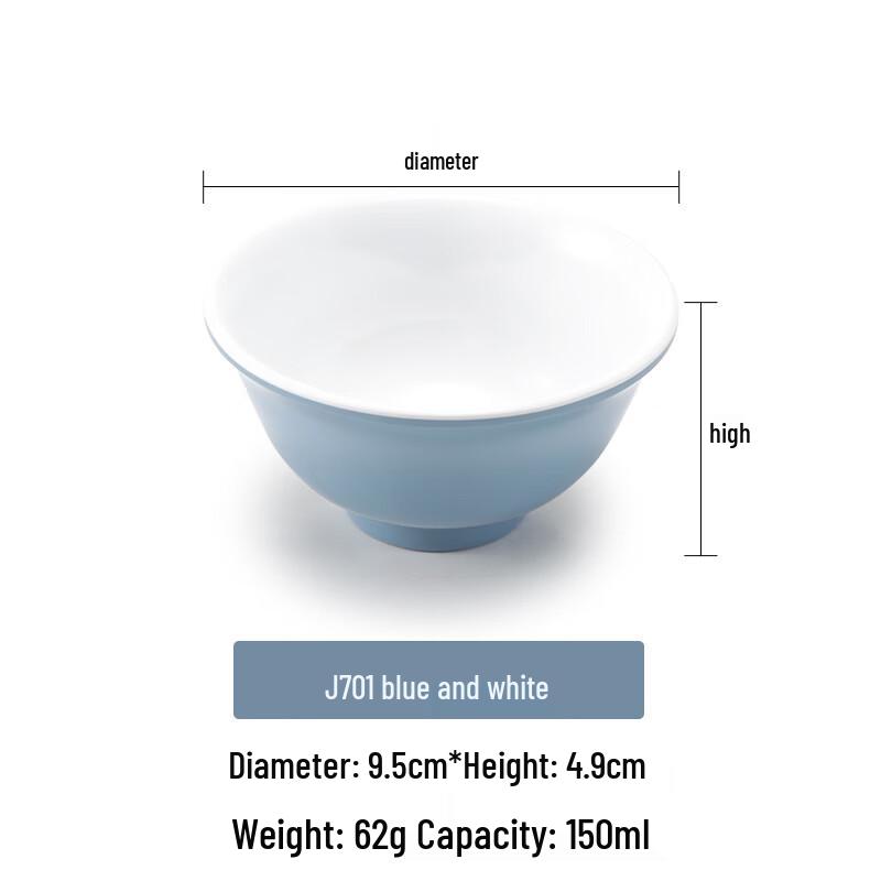 TianyaJing Chinese Style Melamine Noodle Soup Bowl