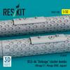 Reskit Beluga Cluster Bomb 2 Pieces Plastic Model Parts 1/32 BLG-66 RSK32-0530 (Airplane)