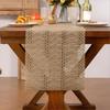 Bohaterowy bieżnik na stół, Rustykalny bieżnik z juty i worka na stół w stylu wiejskim, na środek stołu jadalnego, kuchennego, stolik kawowy, wystrój domu