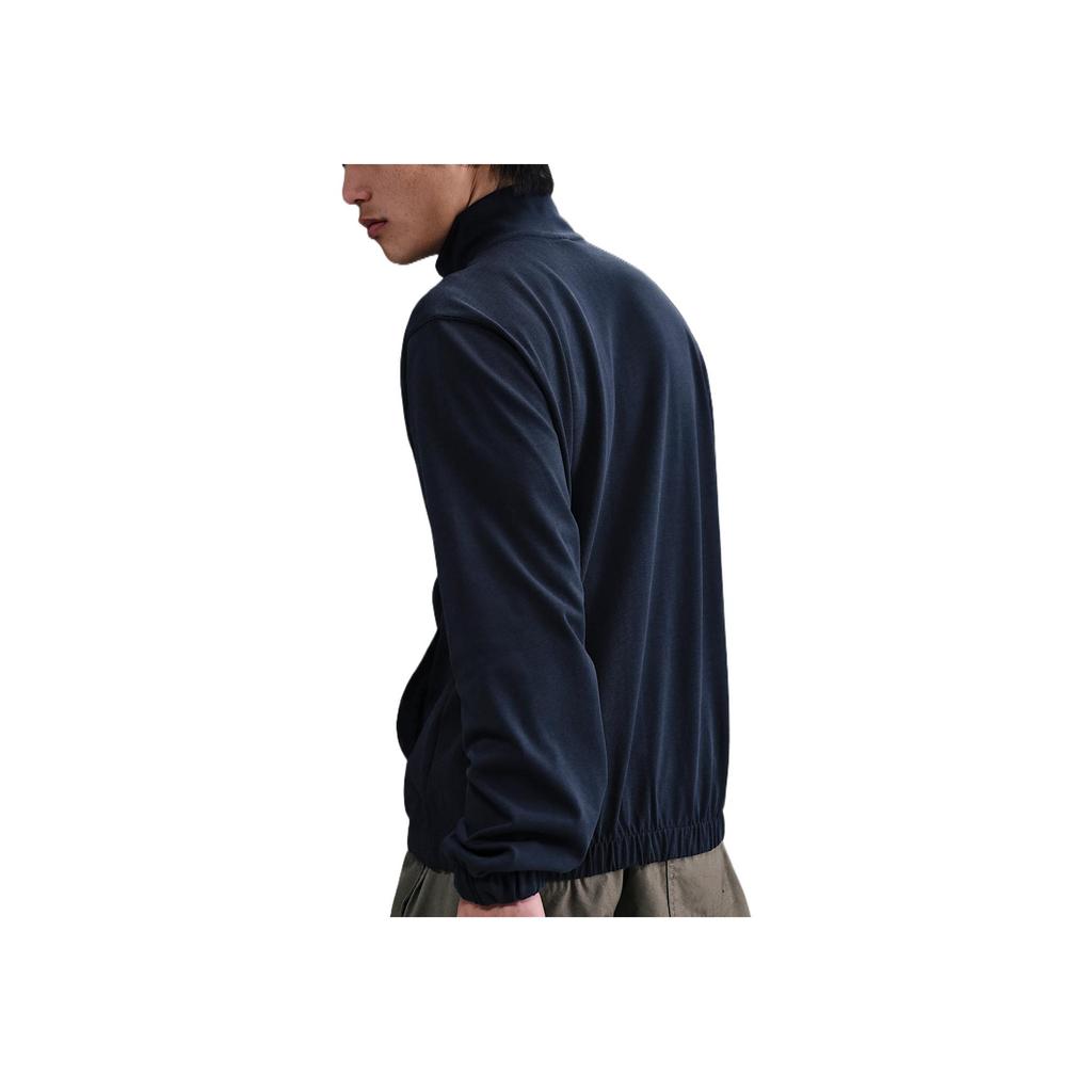 Nike SS25 Comfortable Soft Casual Solid Color Versatile Jacket Men Jacket Navy FQ3427-451
