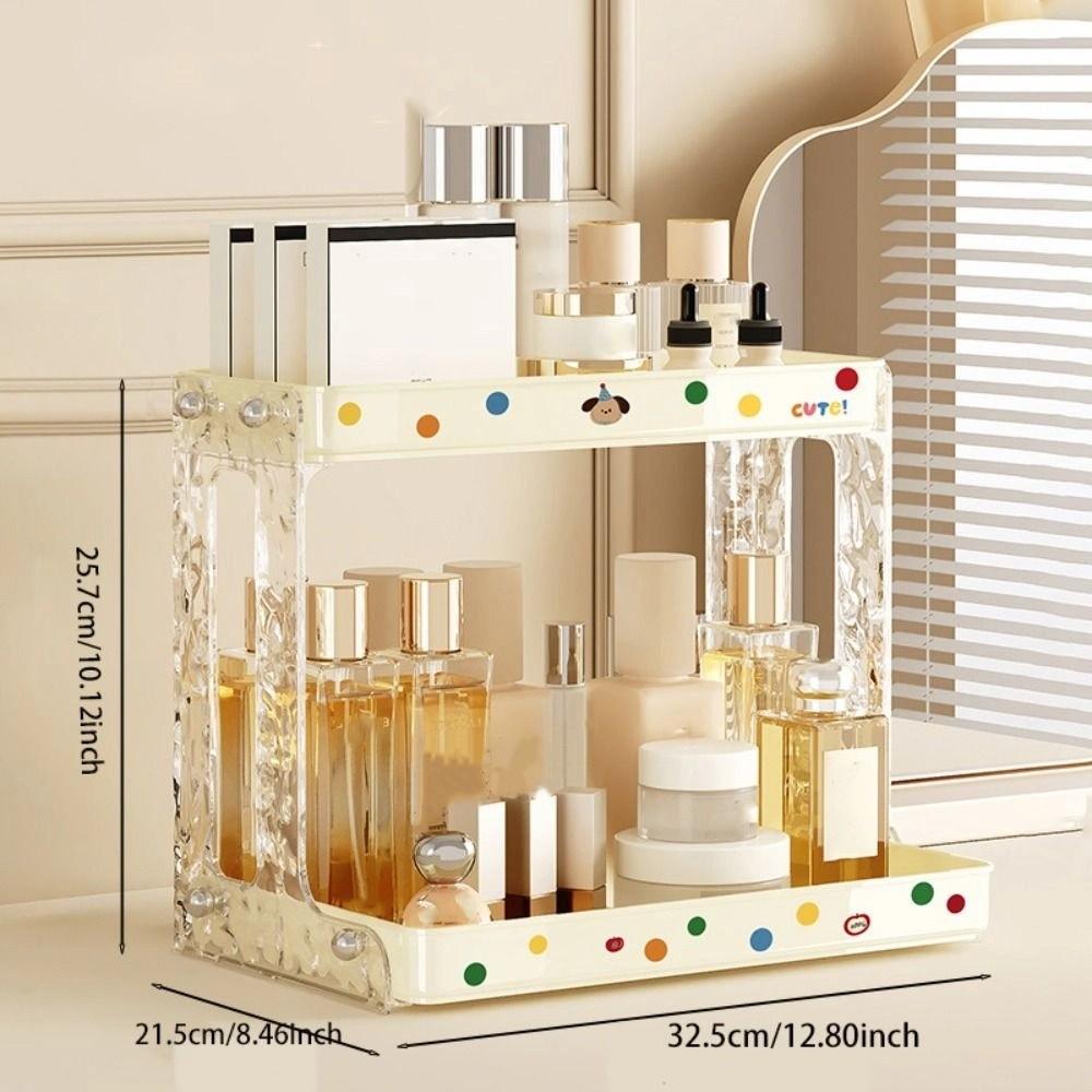 Detachable Spice Rack High-capacity Standing Seasoning Rack 2-layer Storage Rack  Kitchen