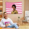 1pc John B Chase Stokes Pink Flag  Outer Banks OBX Indoor Outdoor Merch Decor