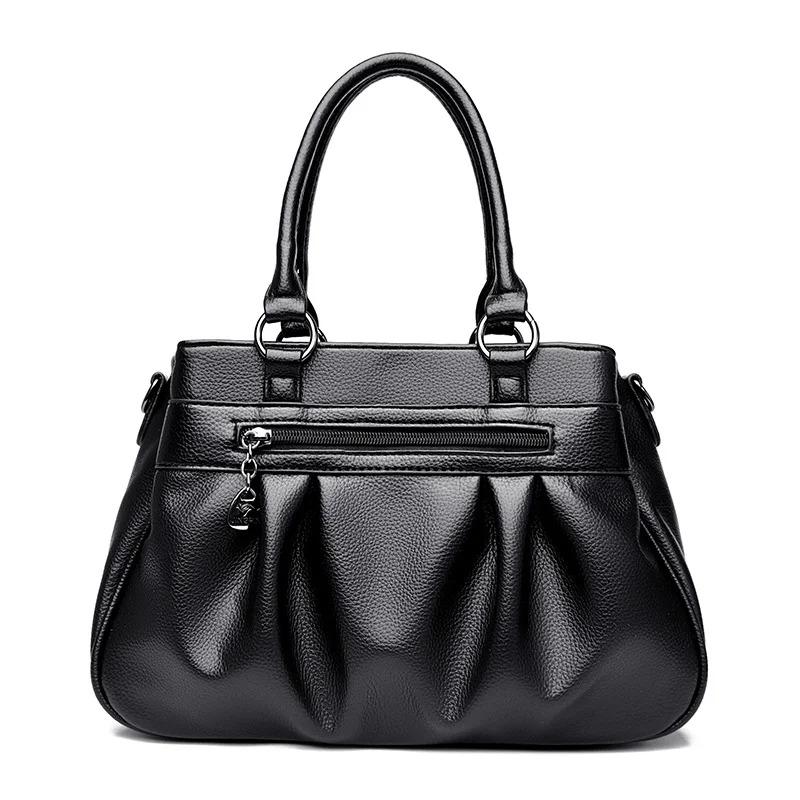 Weiße Luxus-Handtaschen Damentaschen Designer-Umhängetaschen für Damen 2023 Neue Leder-Schultertasche Damen Lässige große Einkaufstasche Sac