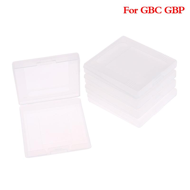 5Pcs Transparent Game Storage Box Card Anti Dust Cover Case Protection Game Card Box For Gameboy Color Pocket Gbc Gbp