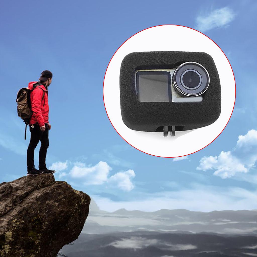 Foam Windscreen Wind Protection Cover for Osmo-Action Sponge Noise Reduction Windproof Case Cover