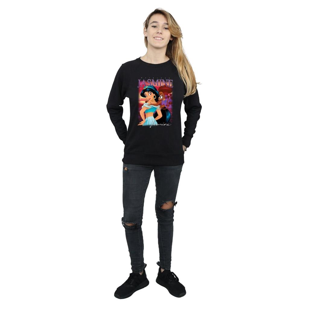 Aladdin Womens/Ladies Jasmine Montage Sweatshirt