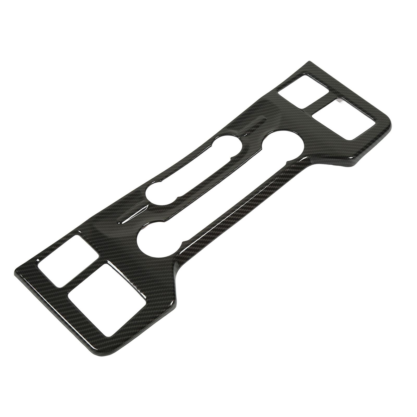 

Central Control Air Conditioning Panel Trim Carbon Pattern Smooth Surface Replacement for Ford 2021+