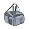 Pet Carrier Folding Bag Car Seat Cat Dog Puppy Kennel Portable Travel Cage Tote Case Mesh Holder House Grey