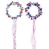 Glitter Star Headband, 4th of July Patriotic Party Celebration Tassel Headband, Women Masquerade Prom Festival Cocktail Hair Accessories