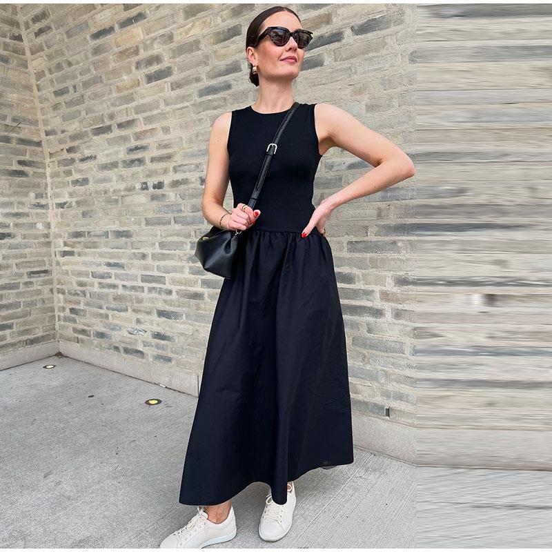 Women's Summer Dresses New Chic Slim Simple Elegant Holiday Dress Street Female Comfortable Youth Dress