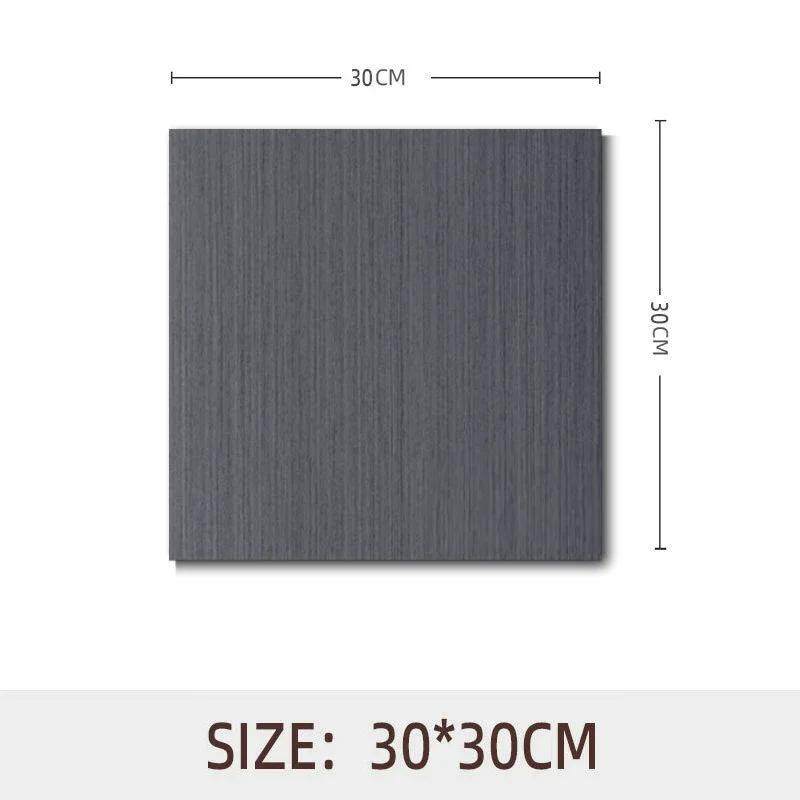 10pcs Waterproof Imitation Marble Wood Tile Floor Stickers 30*30cm Bathroom Home Decoration DIY Self-adhesive Wall Stickers