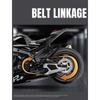 1/12 BMW S1000RR HP4 Race Alloy Top Luxury Sports Motorcycle Model Diecast Metal Road Racing Motorcycle Model Sound Light Kids Gifts