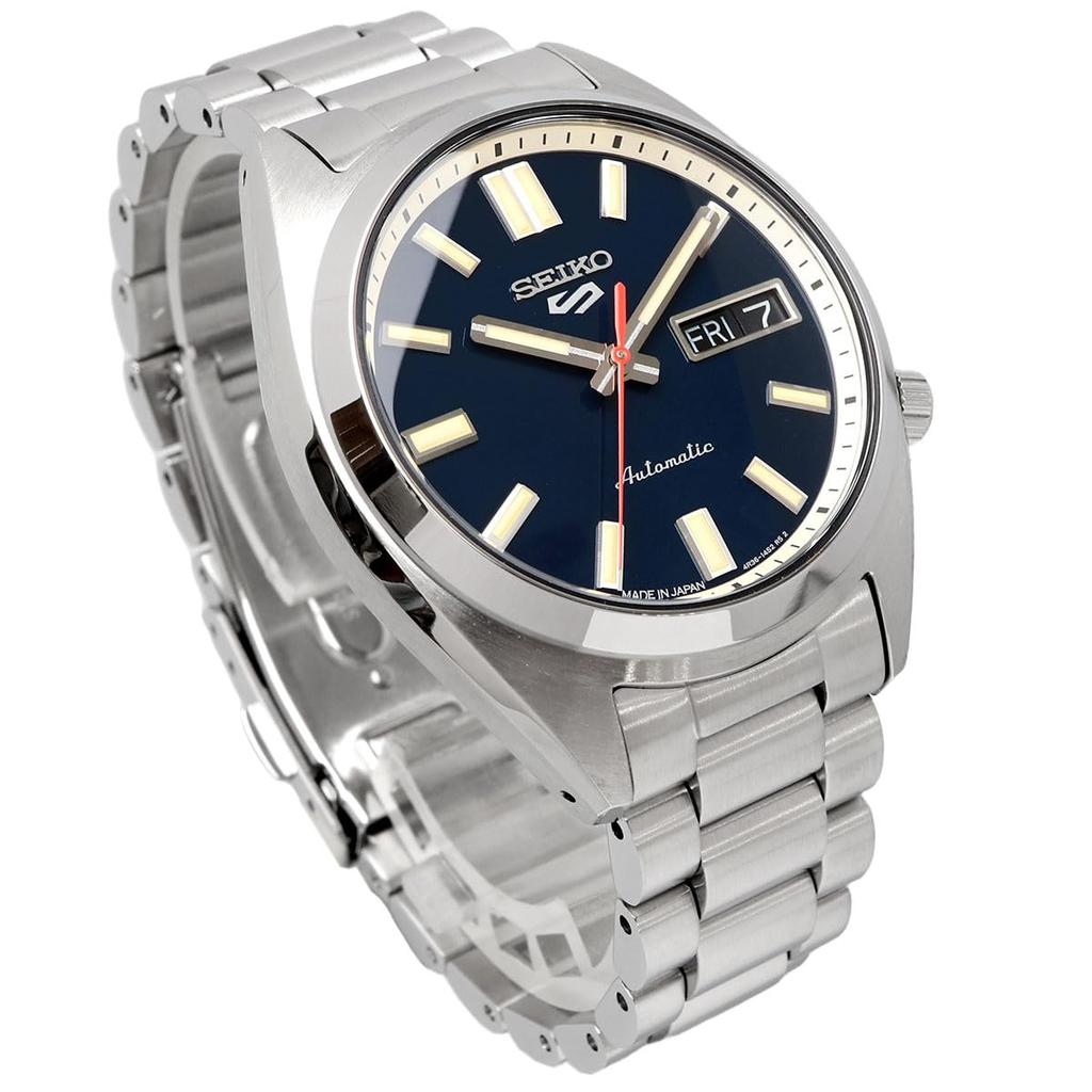 SEIKO 5 SPORTS SNXS series Automatic Watch Made in Japan SRPK87 Silver Navy Dial Overseas Model [Seiko] Men's [Used]