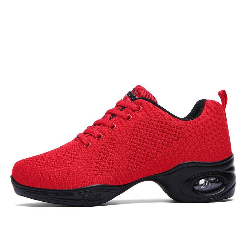 Black dance shoes, wearing Yang Liping square dance shoes, breathable summer dance shoes, soft-soled fitness dance shoes