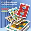 Non-Toxic 64Pcs Kids Montessori Educational Game Cards Error-Finding Games Baby Early Education Toy Concentration Training Reusable Cards