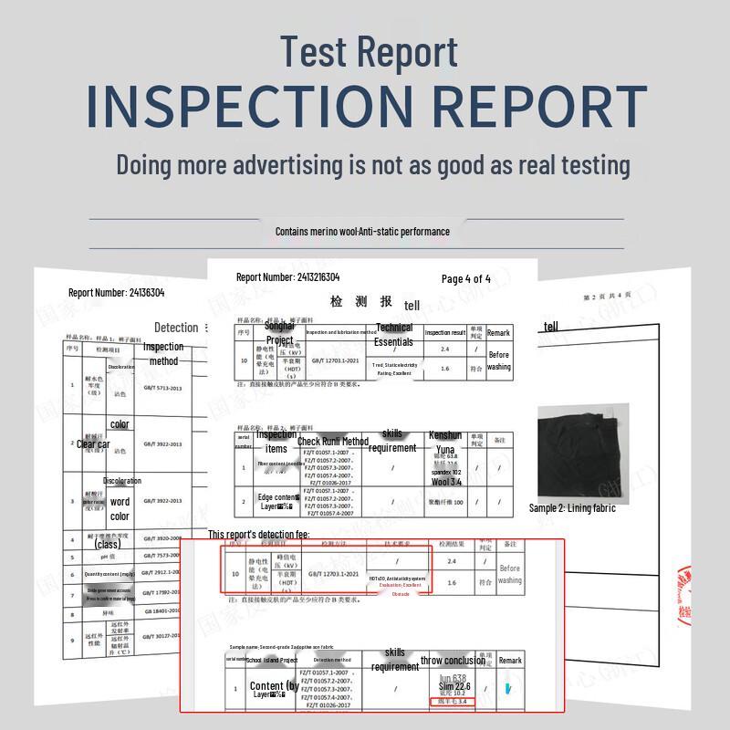 Hodo Men's Wool Blend Casual Business Trousers