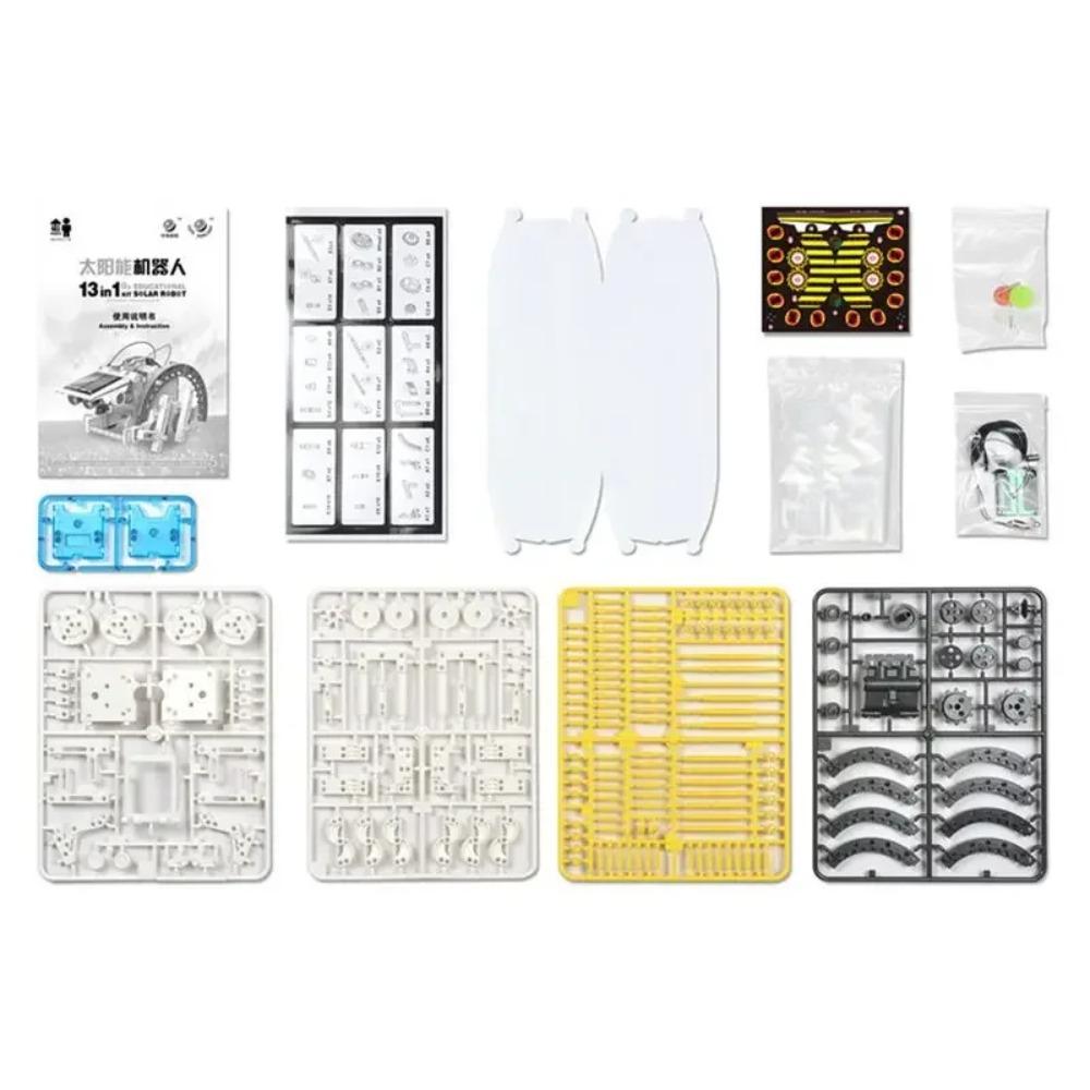 STEM 13-in-1 Education Solar Robot Toys DIY Building Science Experiment Kit for Kids Age 8-12 Solar Powered By Sun Robot Kits