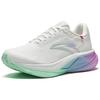 Anta Champion 3SE Comfortable Versatile Shock Absorbing Durable Rebound Low Top Casual Running Shoes Women Sneaker White Purple Green 122515532-6