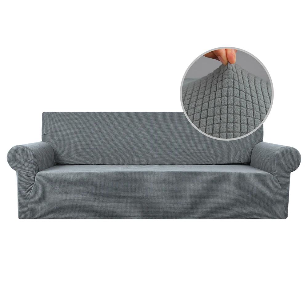 Thick Jacquard Sofa Covers 1 2 3 4 Seater Couch Cover for Living Room Stretch Sofa Slipcovers for Pets Kids Furniture Protector