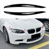 For BMW 3 Series BMW E90 E92 E93 M3 Car Front Headlight Eyebrows Lamp Trim Black